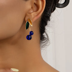 European And American Style Personality, Trend, Fashion Cherry-shaped Earrings