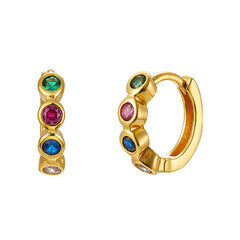 Simple Colorful Fashion INS Style Eardrop Earring