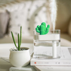 Transparent Cactus Acrylic Humidifier