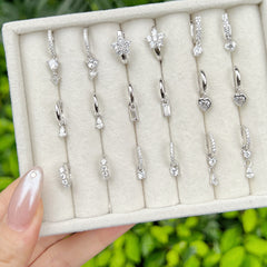 Light Luxury S925 Sterling Silver Eardrops Women's High Sense