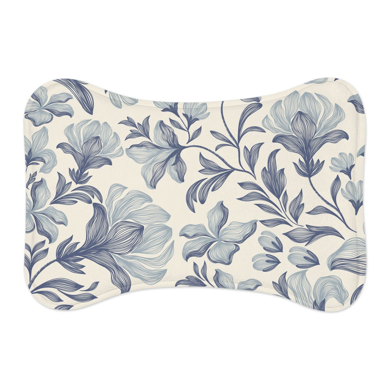 Floral Pet Feeding Mats - Stylish Dog Dish Trays, Dog Supplies, Pet Accessories, Kitchen Decor, Gifts for Dog Lovers