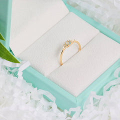 S925 Sterling Silver Ring For Women Sky Blue