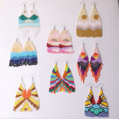 European And American Bohemian Long Fringe Women's Earrings