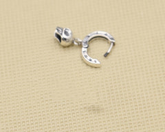S925 Sterling Silver Fashion Earrings Skull Ring