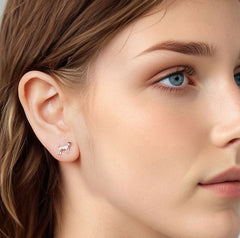 Golden Retriever Mini Ear Studs Exquisite And Cute