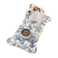 Floral Pet Feeding Mats - Stylish Dog Dish Trays, Dog Supplies, Pet Accessories, Kitchen Decor, Gifts for Dog Lovers