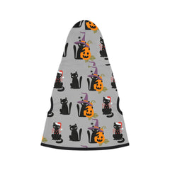 Halloween Cat Pet Hoodie, Cozy Dog Sweater, Pumpkin Costume, Pet Apparel, Spooky Pet Outfit, Black Cat Hoodie