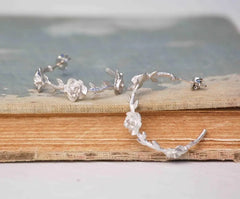 Female Solid Color Casual Retro Flower Earrings