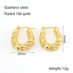 Titanium Steel Earrings For Women