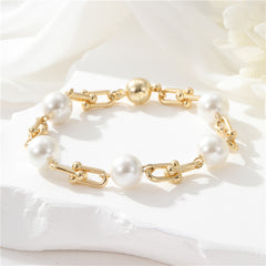 High-grade Natural Pearl U-shaped Horseshoe Bracelet