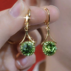 European And American Style Earrings Personalized Minority Rhinestone Earrings