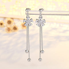 Long Fringe Earrings Women's Face Slimming