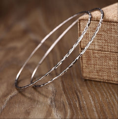 Silver Hoop Earrings