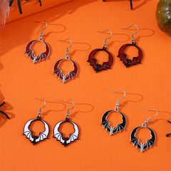 Eccentric Personality Dark Style Bat Pendant Earrings