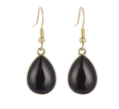 Female Versatile Stone Water Drop Pendant Earrings