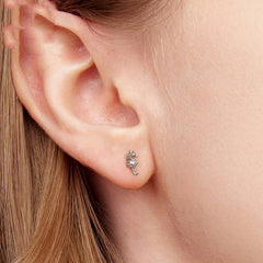 S925 Silver Small Sea Stud Earrings
