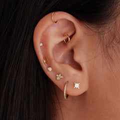 High-grade Thread Ear Bone Stud Earrings