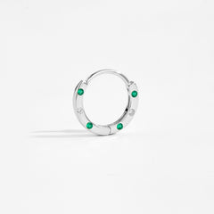 S925 Sterling Silver Small Ear Ring Zircon Stud Earrings Korean Style