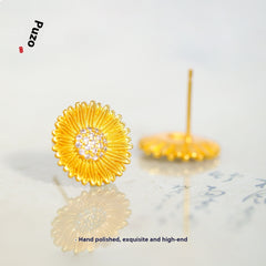 Love Heart Stud Earrings Women's Ins Style All-matching