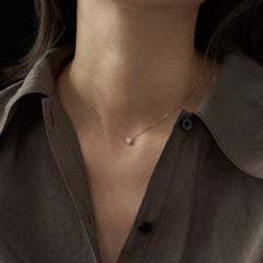 S925 Silver Plating 14K Gold Jelly Opal Pendant Necklace