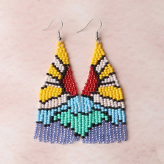 European And American Bohemian Long Fringe Women's Earrings