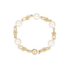 High-grade Natural Pearl U-shaped Horseshoe Bracelet