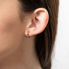 Simple Colorful Fashion INS Style Eardrop Earring