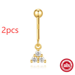 S925 Sterling Silver Snowflake Horse Eye Diamond Ball Flat Back Vertical