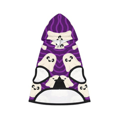 Ghostly Pet Hoodie with Cute Bone Design, Perfect for Halloween, Pet Costume, Cozy Dog Hoodie, Fun Pet Apparel, Animal Lover Gift