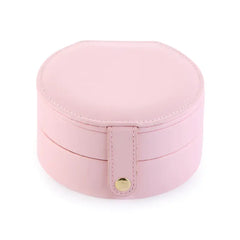 Multi layer Portable Leather Jewelry Box for Accessories