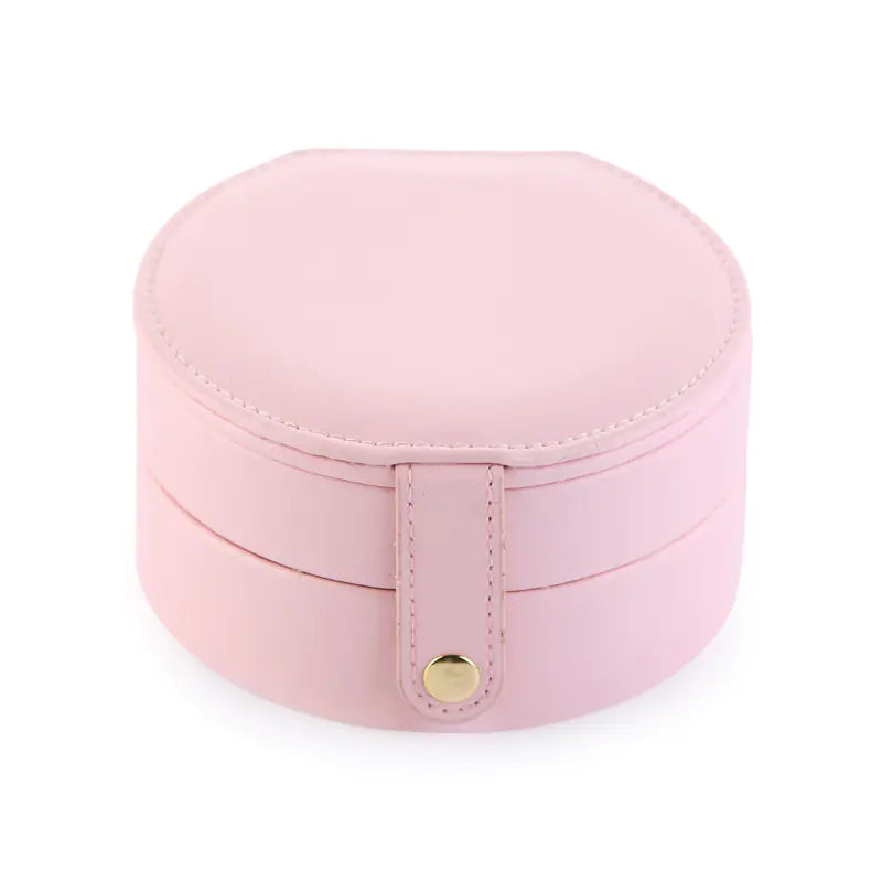 Multi layer Portable Leather Jewelry Box for Accessories