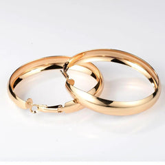 Round Ring Earrings Fashion Personality Jewelry