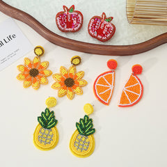 Creative Beads Fruit Eardrops Jewelry