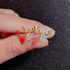 European And American Simple Deer Women's Autumn Niche Design Earrings