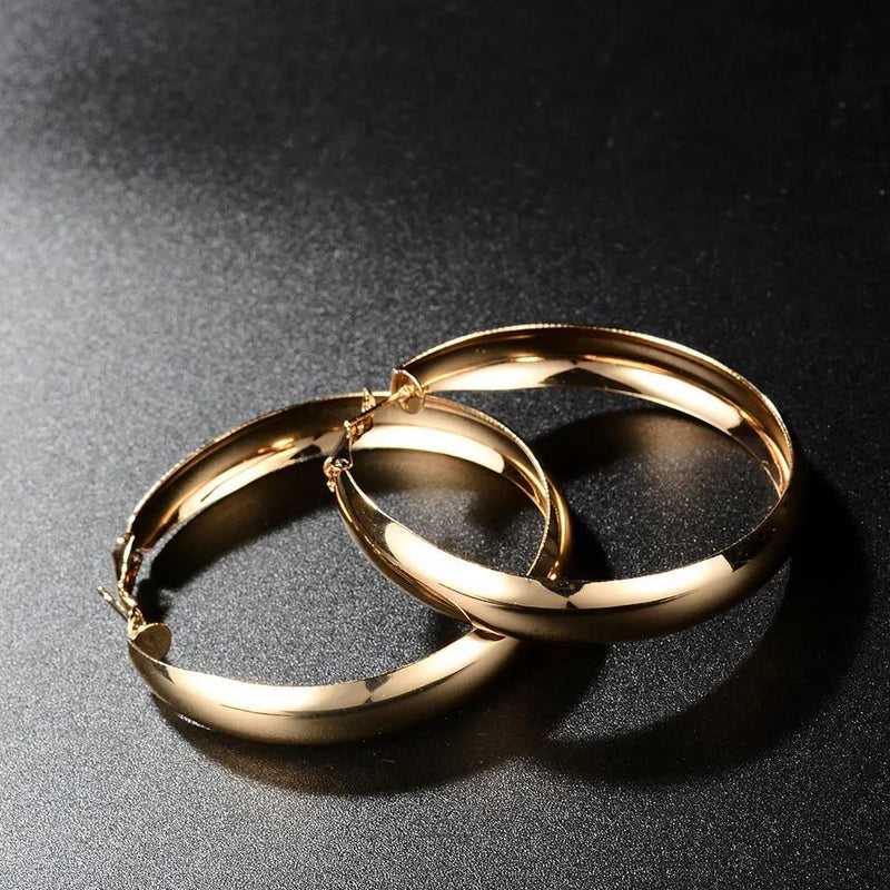 Round Ring Earrings Fashion Personality Jewelry