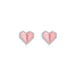 Sweet Personality Temperament Ear-caring Peach Heart Earrings