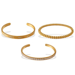 Buckle Bracelet Alloy Open-end Bracelet