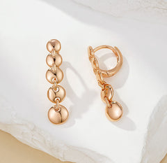 Retro Long Round Circle Earrings