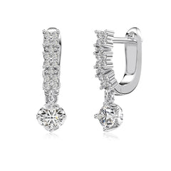Light Luxury S925 Sterling Silver Eardrops Women's High Sense
