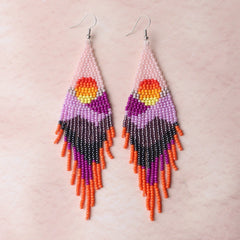 European And American Bohemian Long Fringe Women's Earrings