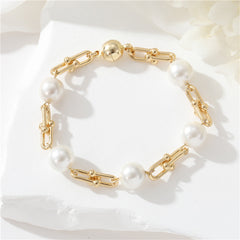 High-grade Natural Pearl U-shaped Horseshoe Bracelet