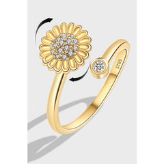 S925 Sterling Silver Can Be Rotatable Ring Women