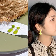 Fashion New Avocado Flower Earrings