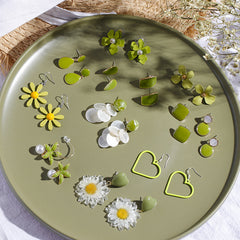 Fashion New Avocado Flower Earrings