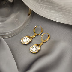 European And American Style Earrings Personalized Minority Rhinestone Earrings