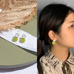 Fashion New Avocado Flower Earrings