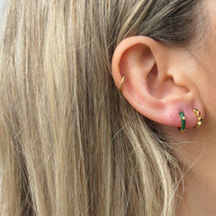 Simple Colorful Fashion INS Style Eardrop Earring