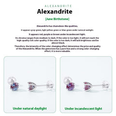 All-match Simple Style Alexander Stone Ear Studs