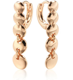 Retro Long Round Circle Earrings