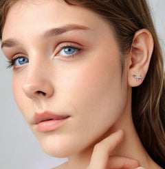 Golden Retriever Mini Ear Studs Exquisite And Cute